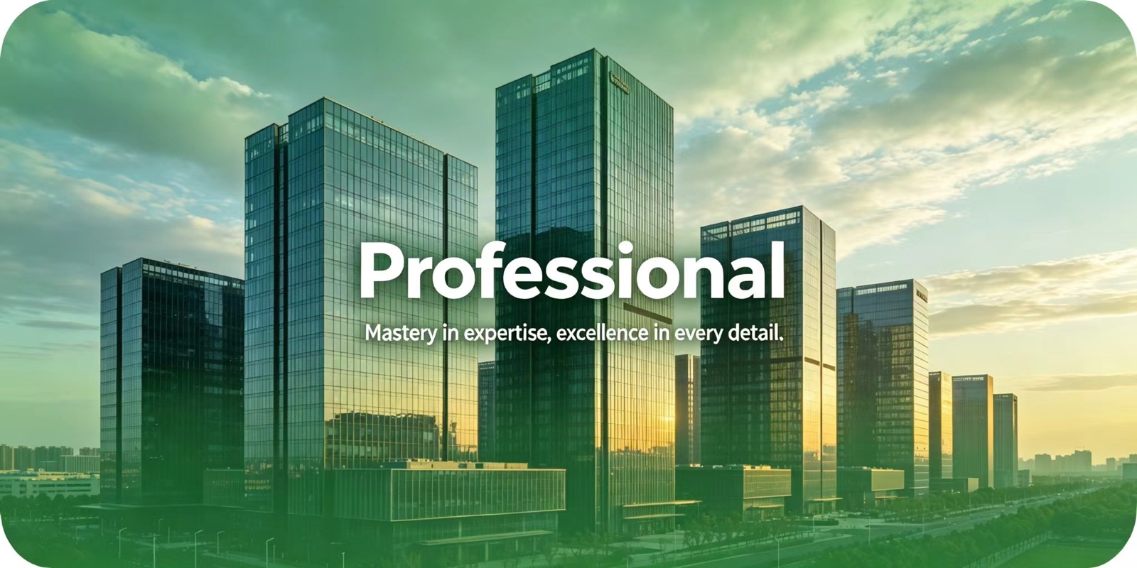Professional — Mastery in expertise, excellence in every detail